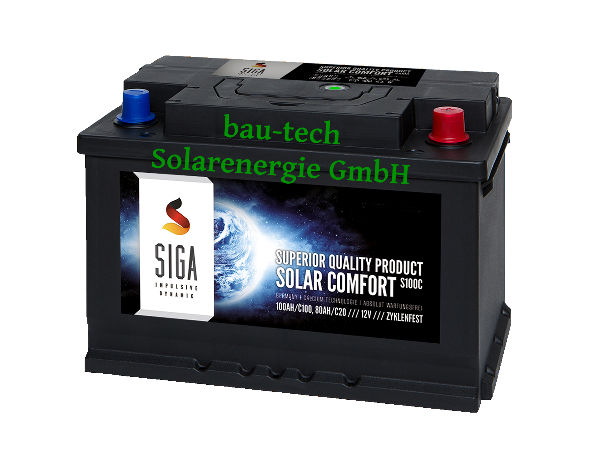 2x Solarbatterie 100AH 12V 24V AGM GEL Versorgung Boot Wohnmobil