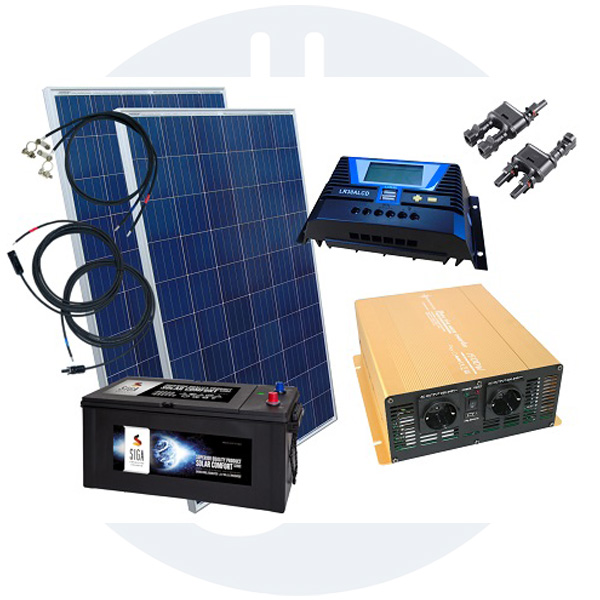 SHINEMANN SOLAR INSELANLAGE mit NOTSTROM SYSTEM & 9,6 kWh Speicher